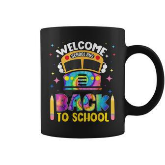 Welcome Back To School Bus Driver 1St Day Tie Dye Coffee Mug - Seseable
