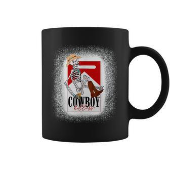 Western Cowboy Skeleton Punchy Killers Skull Rodeo Howdy Rodeo Funny Gifts Coffee Mug | Mazezy