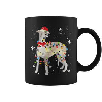 Whippet Dog Christmas Light Xmas Mom Dad Gifts Gifts For Mom Funny Gifts Coffee Mug | Mazezy