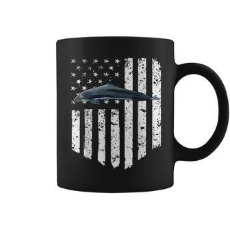 White American Flag False Killer Whale 4Th Of July Coffee Mug | Mazezy