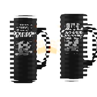 White Chocolate Funny Food Lover Eater Graphic Coffee Mug - Thegiftio UK