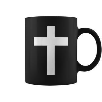 White Cross Jesus Christ Christianity God Christian Gospel Coffee Mug | Mazezy