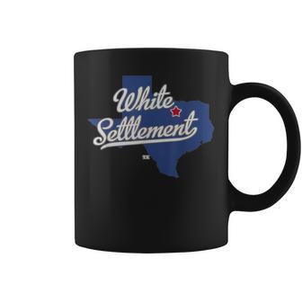 White Settlement Texas Tx Map Coffee Mug | Mazezy