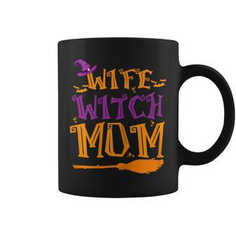 Wife Witch Mom Clothing Halloween Coffee Mug - Thegiftio UK