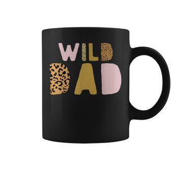 Wild One Dad Two Wild Birthday Outfit Zoo Birthday Animal Coffee Mug - Thegiftio UK