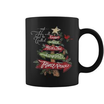 And He Will Be Called Wonderful Counselor Isaiah Christmas Coffee Mug - Thegiftio UK
