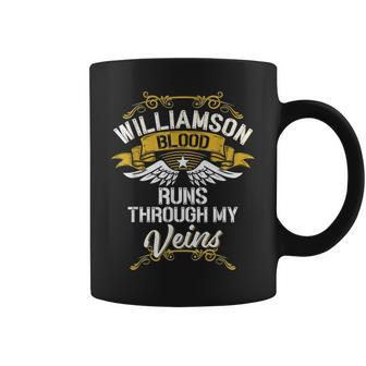 Williamson Blood Runs Through My Veins Coffee Mug - Seseable