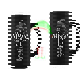 Wine Lover Elf Group Matching Family Christmas Drinking Coffee Mug | Mazezy