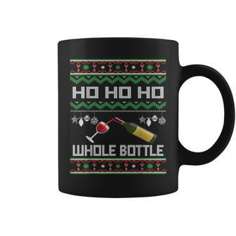 Wine Ugly Christmas Sweater Alcohol Xmas Sweater Coffee Mug | Mazezy