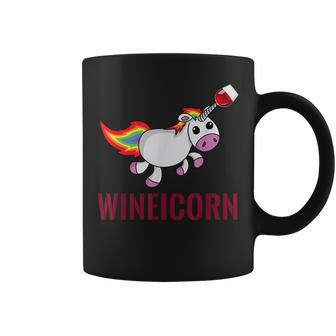 Wineicorn Funny Wine Drinking T Gift Unicorn Coffee Mug - Thegiftio UK