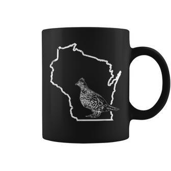 Wisconsin Ruffed Grouse Bird Hunting Bird Watch Hunter Coffee Mug | Mazezy