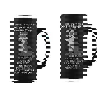 Wolf Short Cranky Woman Hate By Many Loved By Plenty Heart Coffee Mug | Mazezy