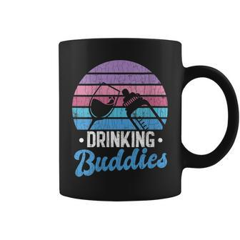 Womens Drinking Buddies Funny Auntie Niece Graphic Coffee Mug - Thegiftio UK