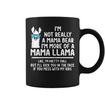 Womens Im Not Mama Bear Im More Of A Mama Llama Coffee Mug - Thegiftio UK