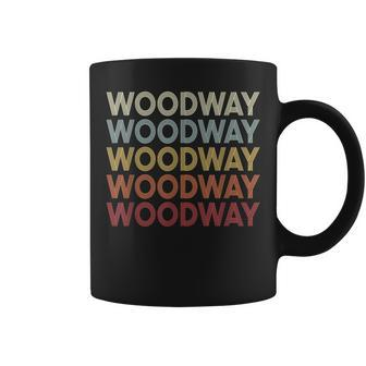 Woodway Texas Woodway Tx Retro Vintage Text Coffee Mug | Mazezy