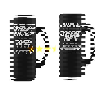 World Okayest Uncle - Funny Uncle Coffee Mug | Mazezy