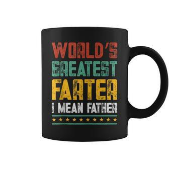 Worlds Best Farter I Mean Father Best Dad Ever Cool Coffee Mug - Seseable
