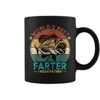 Worlds Best Farter I Mean Father Best Dad Ever Cool Fish Coffee Mug | Mazezy