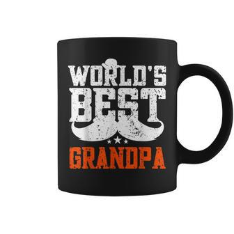 Worlds Best Grandpa - Funny Grandpa Coffee Mug - Seseable