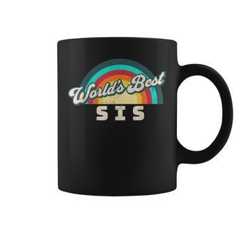 Worlds Best Sis Sister Birthday Celebration Coffee Mug - Thegiftio UK