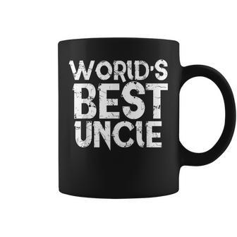Worlds Best Uncle Fathers Day Gift Dad Husband Coffee Mug | Mazezy