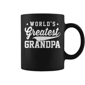 Worlds Greatest Grandpa Papa Dad Coffee Mug | Mazezy
