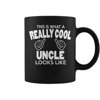Worlds Greatest Uncle Really Cool Uncle T Coffee Mug | Mazezy