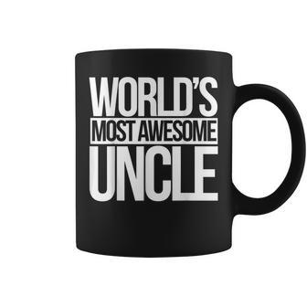 Worlds Most Awesome Uncle New Uncles To Be Coffee Mug | Mazezy CA