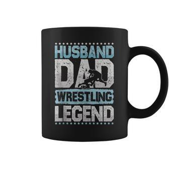 Wrestling Husband Dad Rings Legend Rings Men Gift For Women Coffee Mug | Mazezy UK