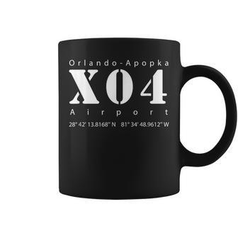 X04 Orlando Apopka Airport For Pilots Coffee Mug | Mazezy