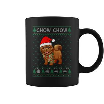 Xmas Chow Chow Dog Ugly Christmas Sweater Party Coffee Mug - Monsterry