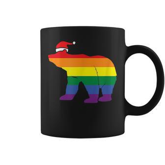 Xmas Gay Bear Gay Dad Couple Christmas For Men Coffee Mug | Mazezy