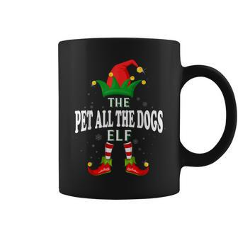 Xmas Pet All The Dogs Elf Family Matching Christmas Pajama Coffee Mug - Thegiftio UK
