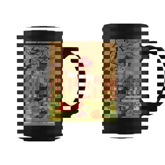 Xmz0 Retro Scarecrow Pumpkin Garden Fall Autumn Thanksgiving Thanksgiving Coffee Mug | Mazezy