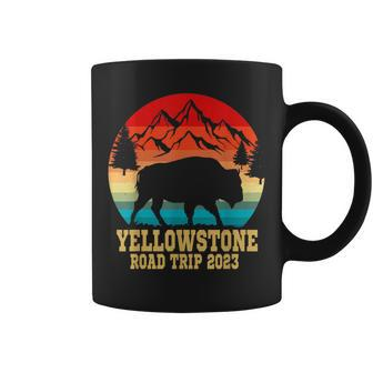 Yellowstone National Park Family Road Trip 2023 Matching Coffee Mug - Thegiftio UK