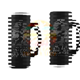 Yes I Can Drive A Stick Halloween Gift Funny Witch Costume Gift For Womens Coffee Mug | Mazezy