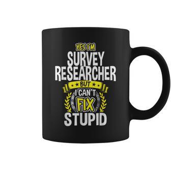 Yes I'm Survey Researcher Coffee Mug | Mazezy
