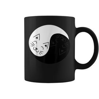 Yin And Yang Cats Cat Animal S Coffee Mug | Mazezy