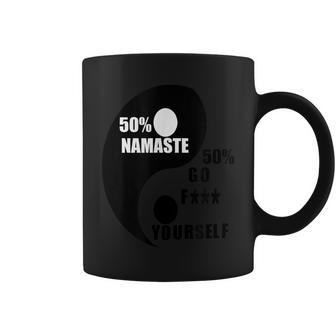 Yin Yang Namaste Coffee Mug | Mazezy