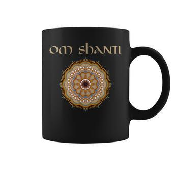 Yoga Teacher Om Shanti Reiki Holistic Healer Coffee Mug | Mazezy