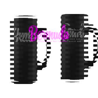 Your Bermuda Horseshoe Bay Beach Pink Text Coffee Mug - Thegiftio