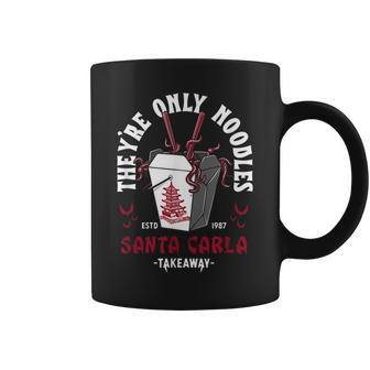 They're Only Noodles Vampire Chinese Food Vintage Horror Vampire Coffee Mug | Mazezy