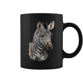 Zebra Watercolor Coffee Mug | Mazezy