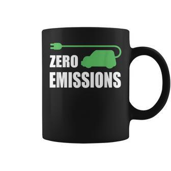 Zero Emissions Ev Car Driver Electric Cars Cars Funny Gifts Coffee Mug | Mazezy