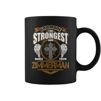 Zimmerman Name Gift God Made Zimmerman Coffee Mug - Seseable