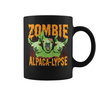 Zombie Alpacalypse Halloween Llama Horror Halloween Coffee Mug | Mazezy