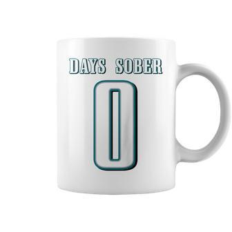 0 Days Sober Jersey Funny Drinking For Alcohol Lover Coffee Mug - Seseable