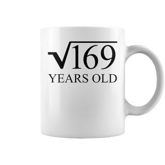 13Th Birthday 13 Years Old Square Root Of 169 Coffee Mug | Mazezy