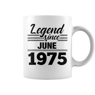 44Th Birthday Gift Legend Since June 1975 Coffee Mug | Mazezy