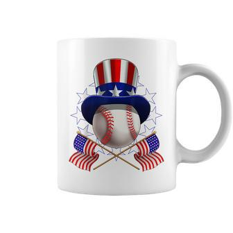 4Th Of July American Baseball Uncle Sam Hat Funny Coffee Mug | Mazezy